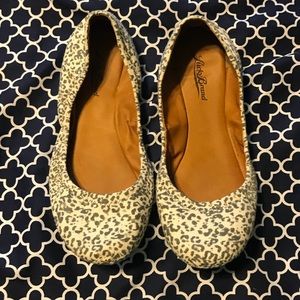 Lucky Brand leopard print flats